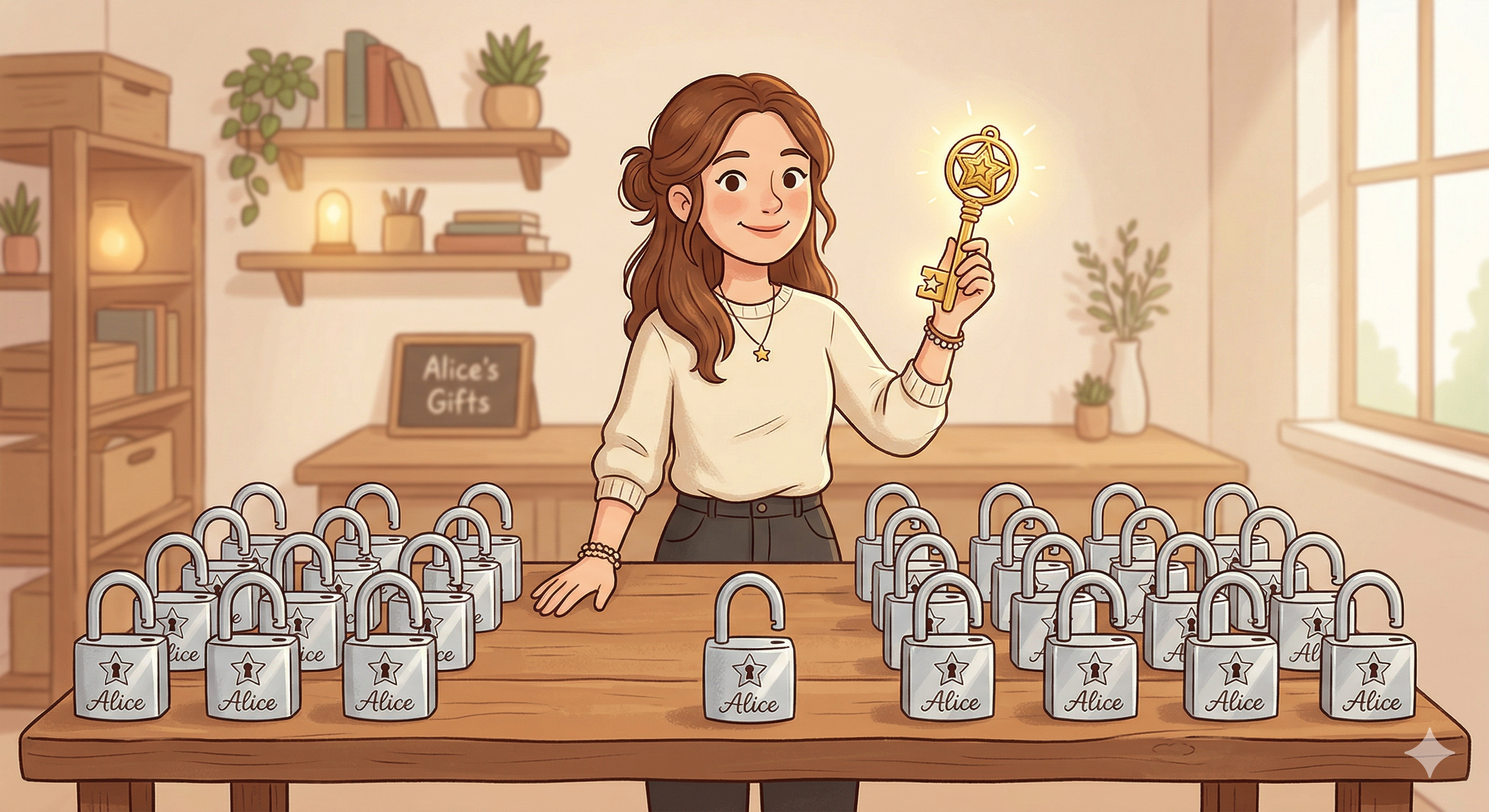 Everyone Makes a Padlock and a Key