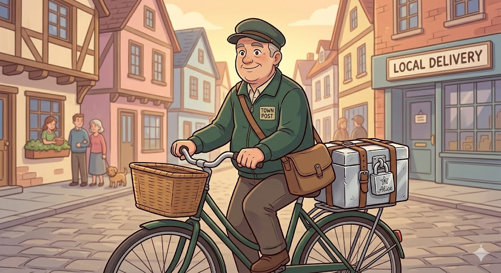 The Locked Box Travels Across Town